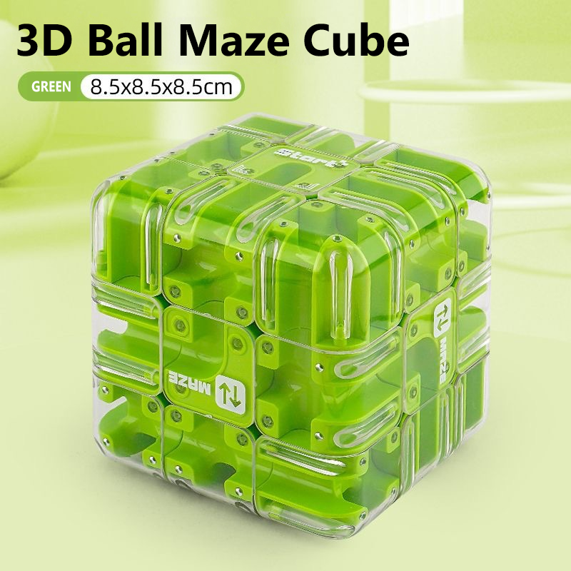 š§© 50% OFF NOW! ⨠Large Labyrinth 3D Puzzle Maze Cube - 120 Challenging Routes with Smooth Rotation for Cognitive Development & Fun š§ š