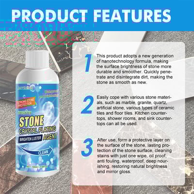 🔥Stone Stain Remover Cleaner (Effective Removal of Oxidation, Rust, Stains)🔥
