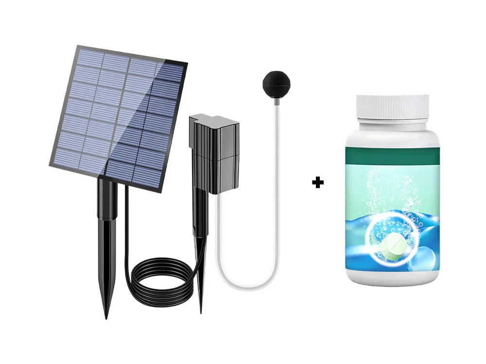 🔥LIMITED TIME 50% OFF!✨Solar Pond Aerator with Air Pump