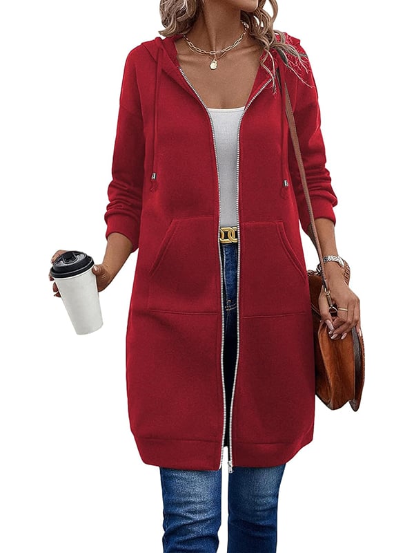 ⏳Time-limited Special⏰Women Casual Zip up Fleece Hoodies