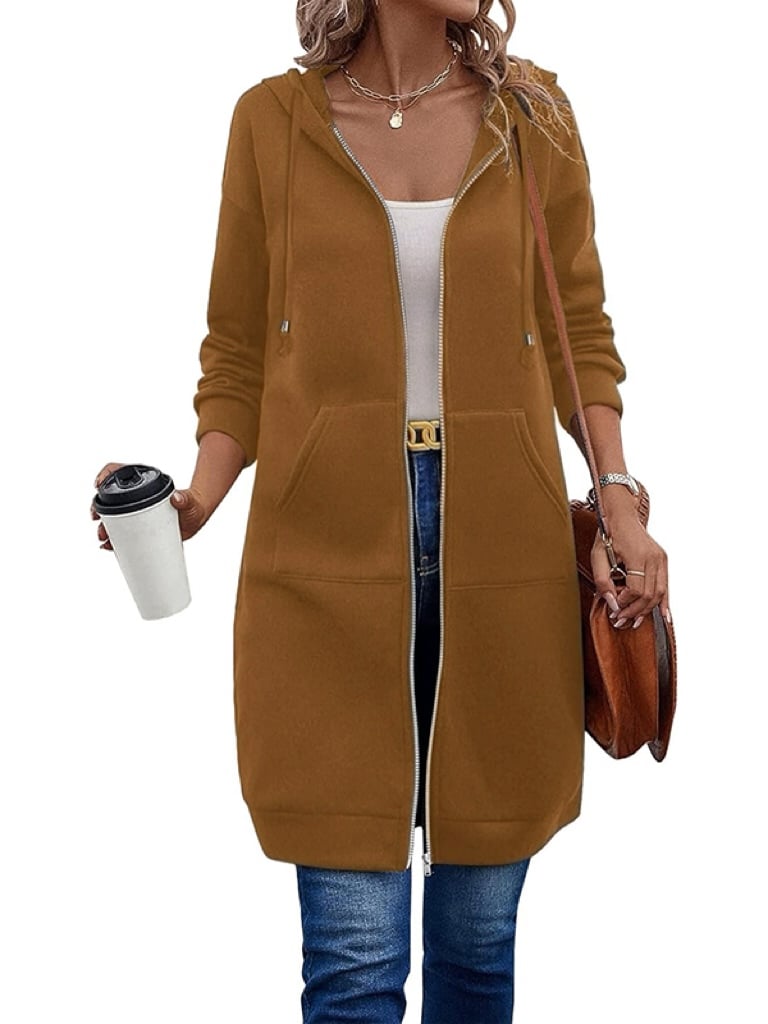 ⏳Time-limited Special⏰Women Casual Zip up Fleece Hoodies