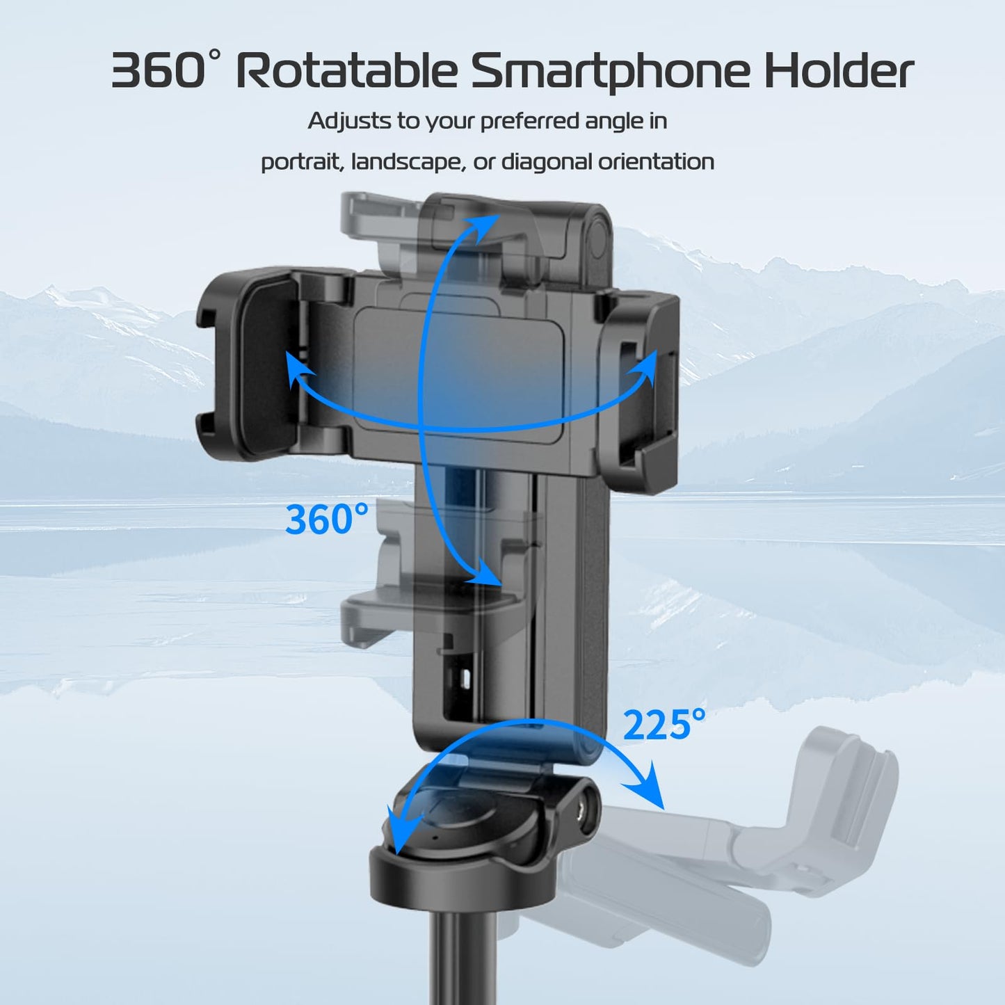 š„2025 NEW SALE - 49% OFFš„Extendable Grip Phone Tripod with Detachable Remote (Pocket Size)
