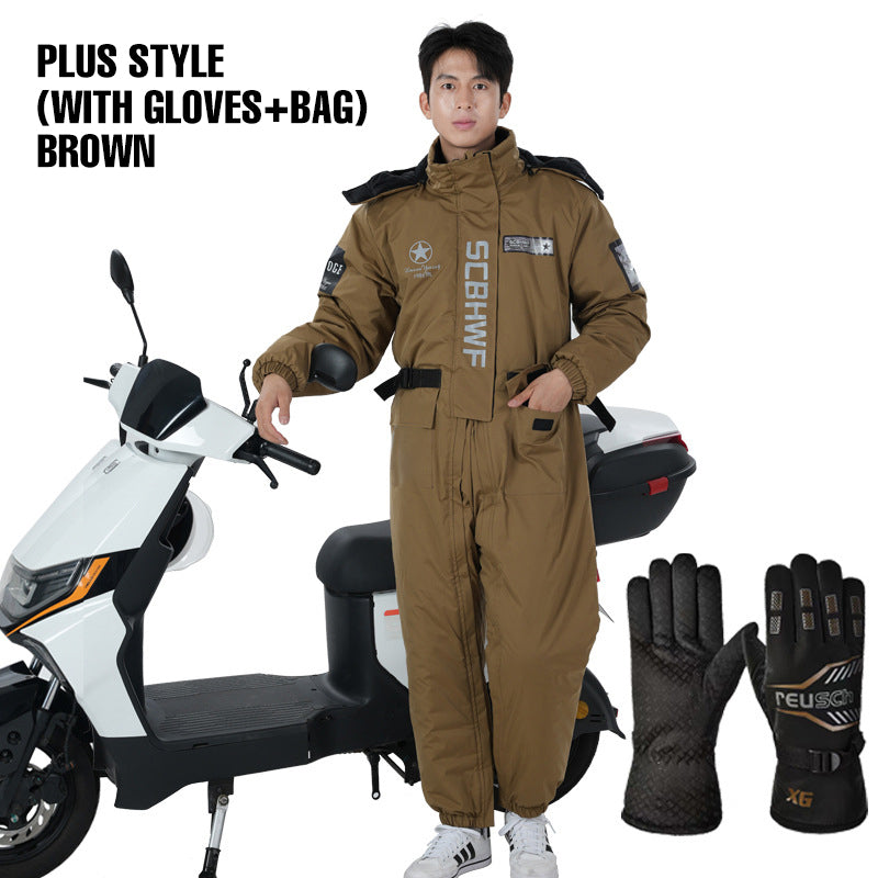 🧥❄️Winter Specials 50% off❄️ Winter Outdoor Riding Insulated Full-Body Suit