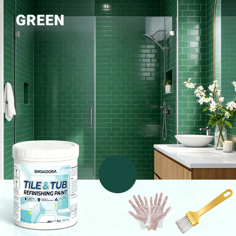 🥳HOT SALE🥳🛁🎨 50% OFF! Tile & Tub Refinishing Paint Kit – Waterproof, anti‑slip finish. Covers stains & cracks. Easy DIY, no pro needed. ✨🛡️