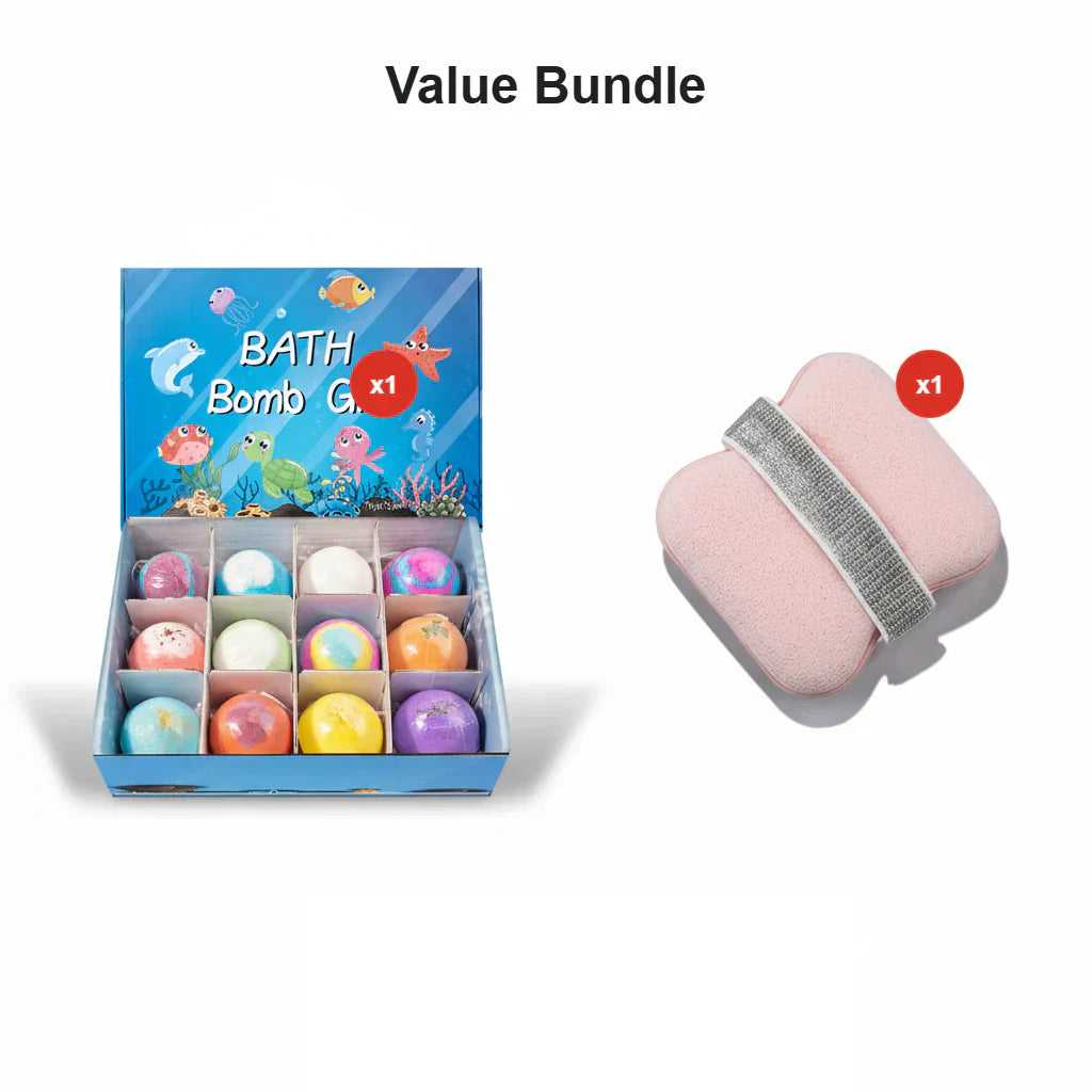 š 50% OFF |š Ocean Theme Bath Bombs | 60g*12 Pcs, Foamy Bath Time & Fun Gift Idea āØ