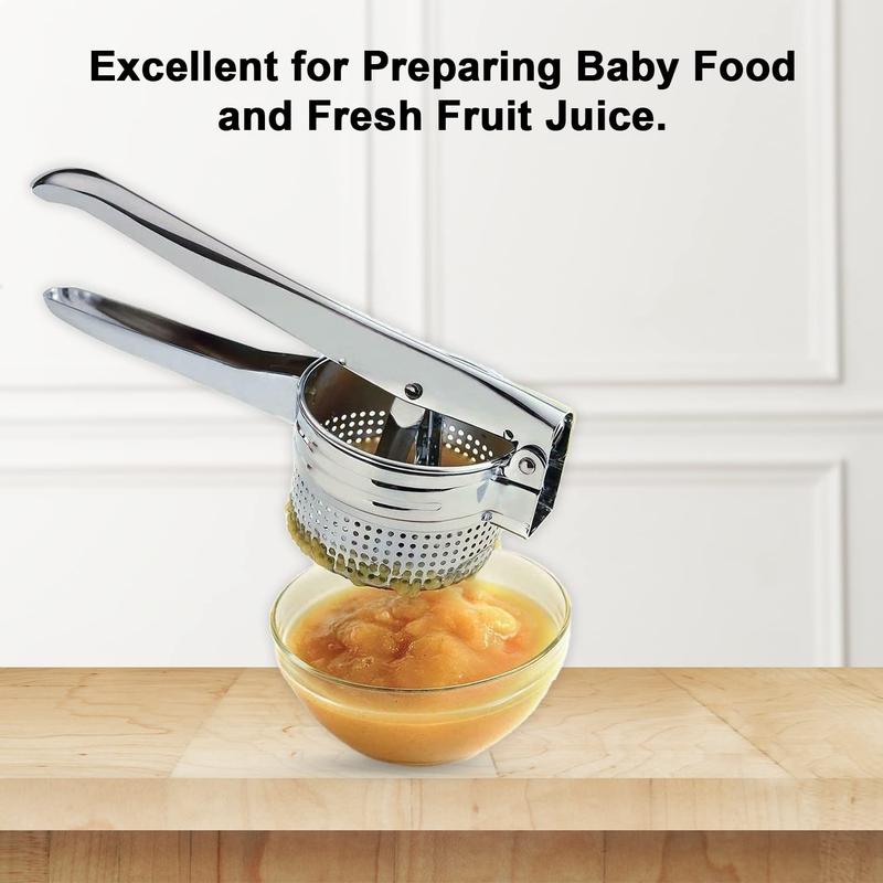 📢📢50% OFF !! ⏰AEX Multifunctional Stainless Steel Potato, Juice & Food Press