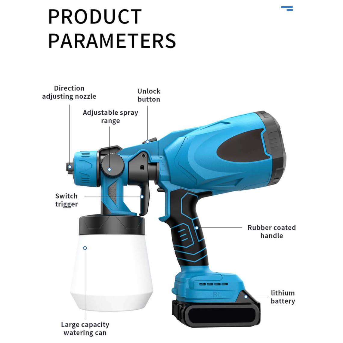 š„55% discountš„High-pressure wireless spray gun