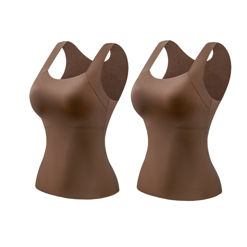 đ„Last Day 49% OFFđWomenâs U Neck Thermal Tank Tops with Built-In Bra