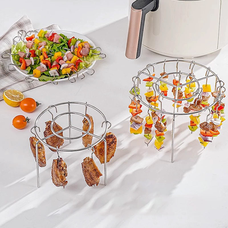 🥩Air Fryer Barbecue Grill Vertical Kebab Grill + Free Heat-Resistant Gloves🍤