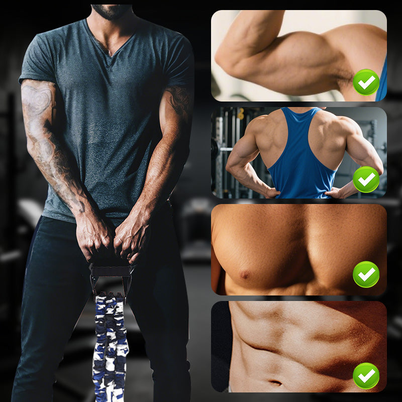 ๐ช 50% OFF NOW! โจ Natural Latex 3-Hole Resistance Bands - Professional Grade Elastic Bands for Physical Therapy & Strength Training ๐๏ธโโ๏ธ๐