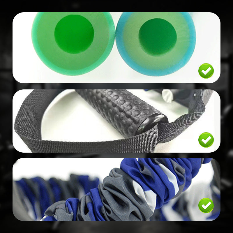 ๐ช 50% OFF NOW! โจ Natural Latex 3-Hole Resistance Bands - Professional Grade Elastic Bands for Physical Therapy & Strength Training ๐๏ธโโ๏ธ๐