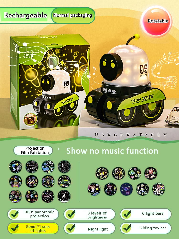 💝Best Gift💝Robot star projection lamp🔥Free Shipping🔥