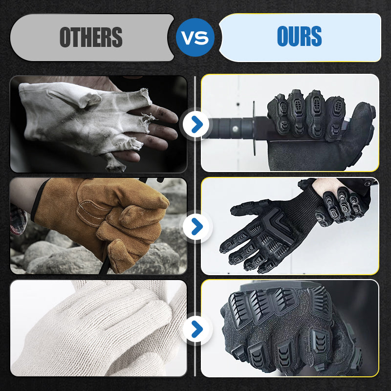 🔥 50% OFF! ✨ Level 5 Cut Resistant Safety Work Gloves - Maximum Protection for Professional Use with Comfortable Grip ⛑️🧤