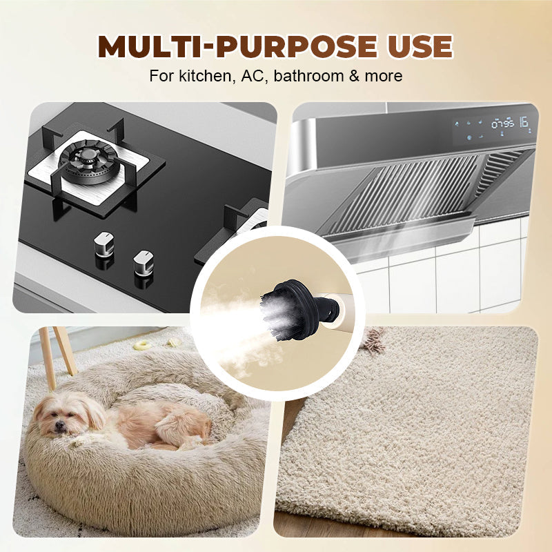 ✅ Limited-Time Offer -- 50% OFF ⏳  Portable High-Temperature Steam Cleaner Kit