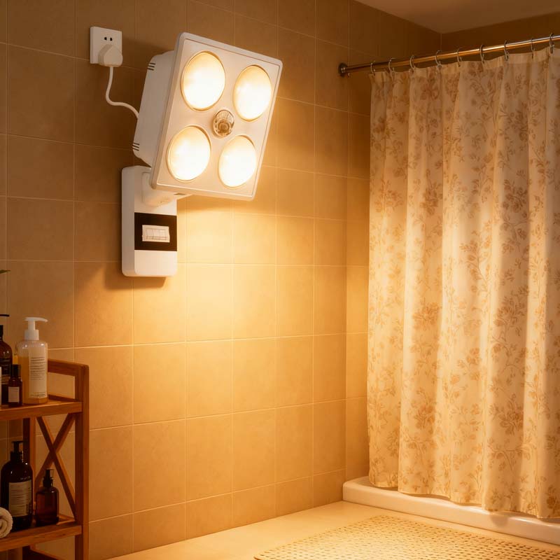 Wall-Mounted Bathroom Heater
