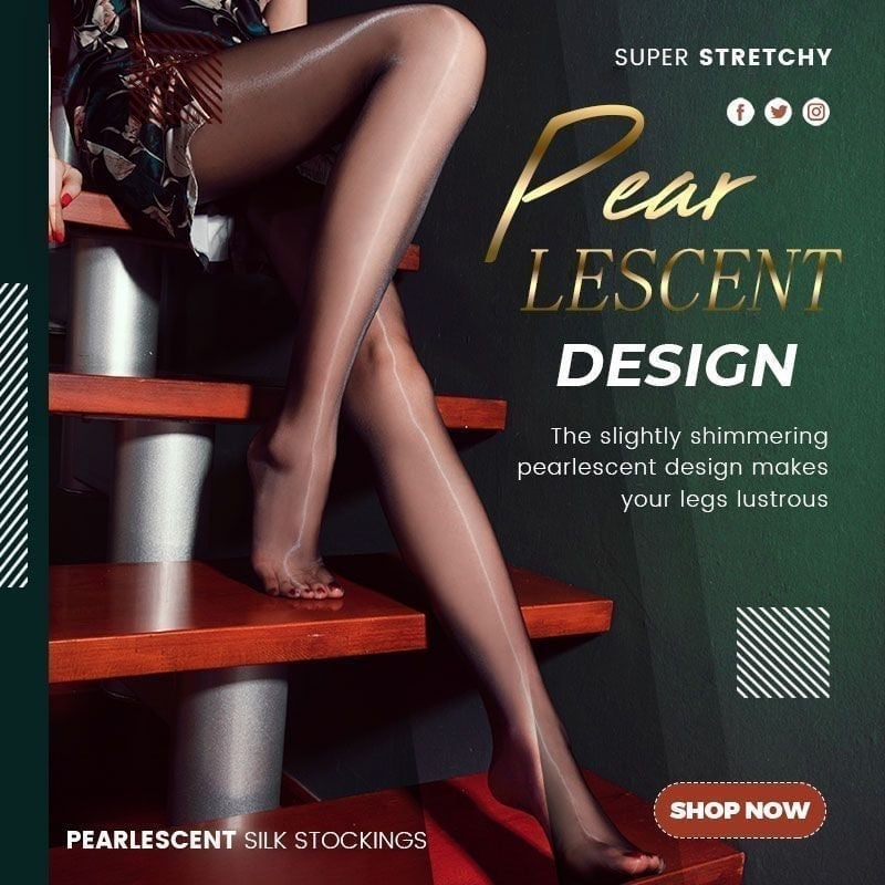 š„Hot Sale - 49% OFFš„Pearlescent Silk Stockings Sexy Nylon Pantyhose