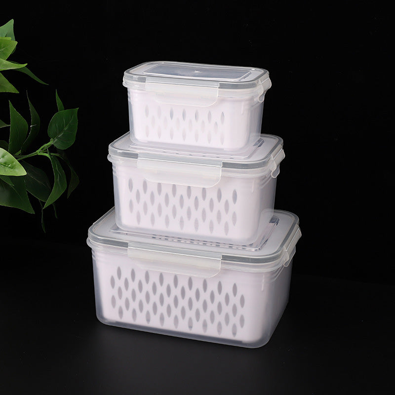 ๐ 3-Pack Berry Keeper for Fridge | Fruit Containers with Drain Tray | Keeps Produce Dry & Fresh Longer
