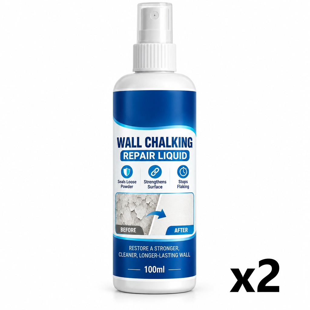 🥳HOT SALE🥳💞10K+ SOLD! Wall Repair Liquid!!! Locks chalking, deep binding & waterproof. Solid walls – grab yours! ✅