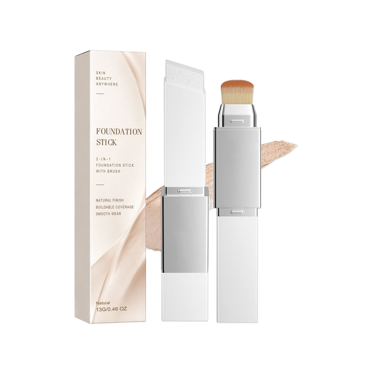 📢📢50% OFF !! ⏰2-in-1 High Coverage Foundation Stick