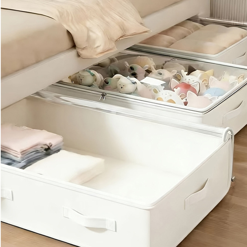 📢📢50% OFF! ⏰Foldable Underbed Storage Bag with Zipper Lid