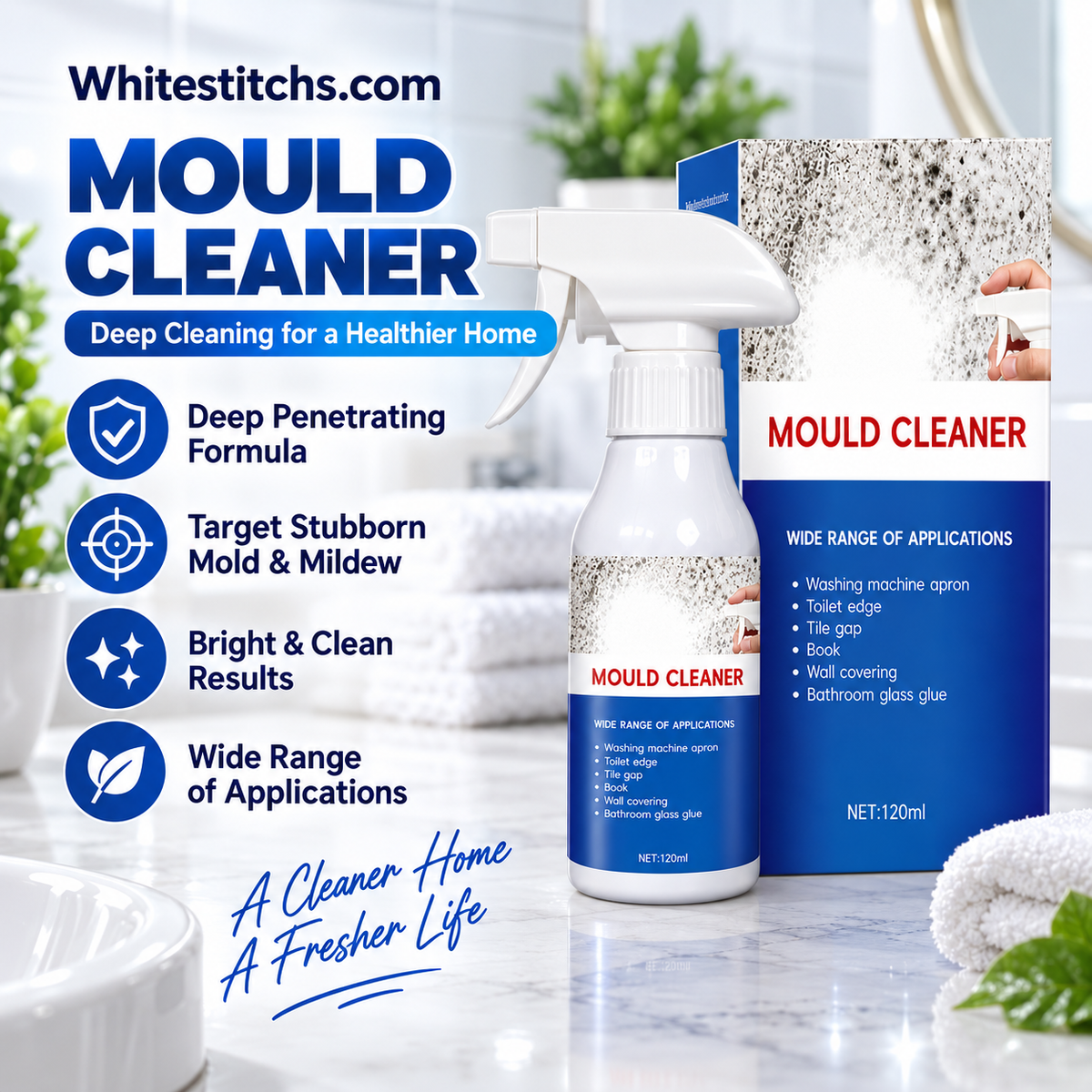 📢📢50% OFF !! ⏰Multi-Purpose Mold & Mildew Remover Spray