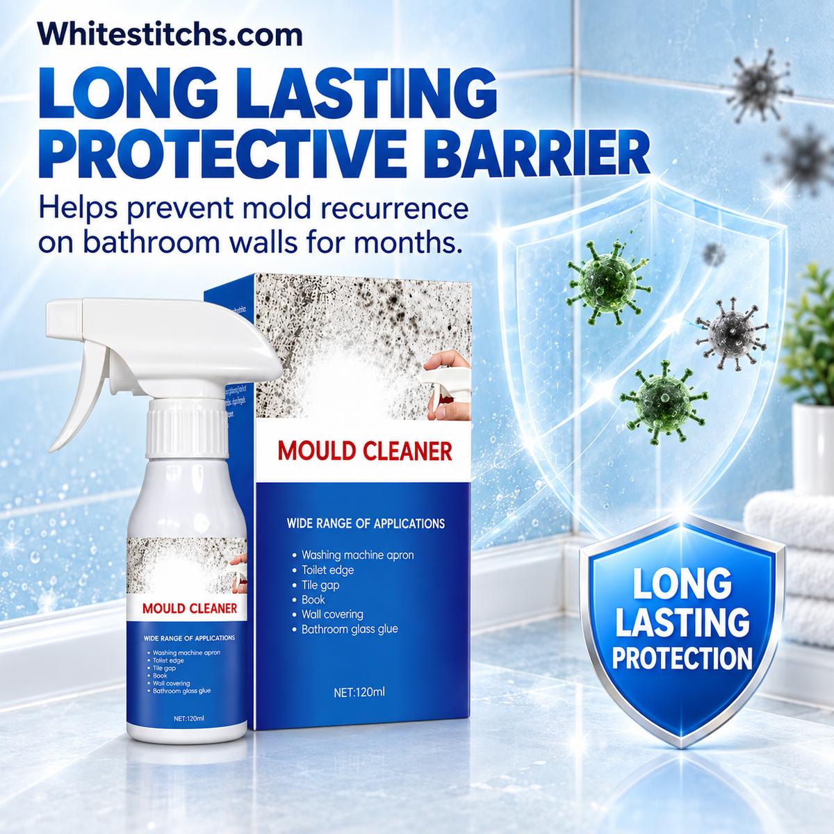 📢📢50% OFF !! ⏰Multi-Purpose Mold & Mildew Remover Spray