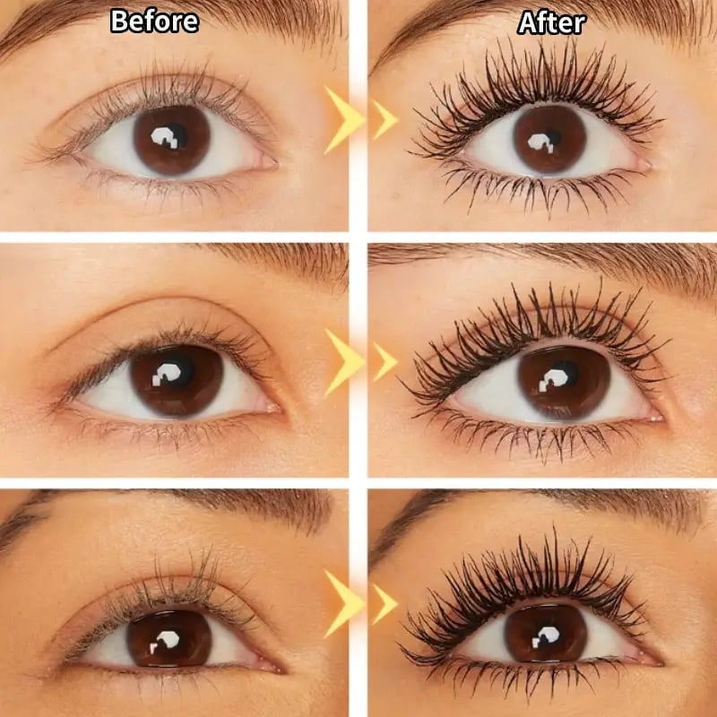 🖊️ LIMITED-TIME BUY 1 GET 1 FREE! ✨ All-Day Beautiful Lashes, Smudge-Proof! Waterproof Fiber Mascara for Natural Volume. 💖💃