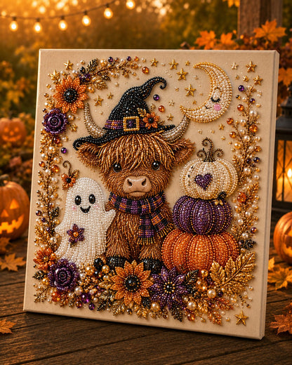 🏠 LIMITED-TIME 50% OFF! ✨Halloween Pearl Art DIY Kit – Turn Tiny Pearls into Spooky-Cute Magic