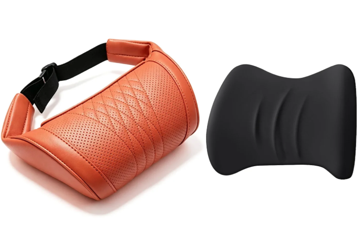 🚗💤 Relieve Driving Fatigue! Universal Memory Foam Car Headrest Neck Pillow, Ergonomic Support Auto Neck Cushion for Long Road Trips