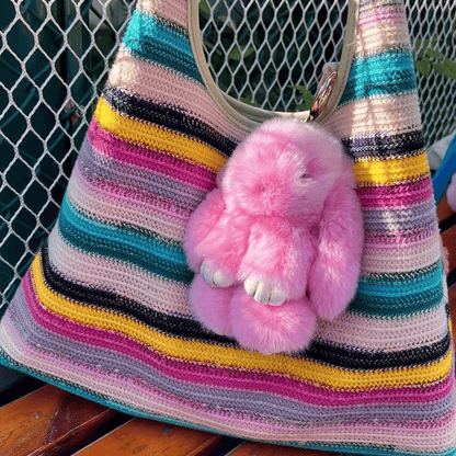 🏆LIMITED TIME SPECIAL SALE 50% OFF🐰Handmade Soft Bunny PomPom Charms