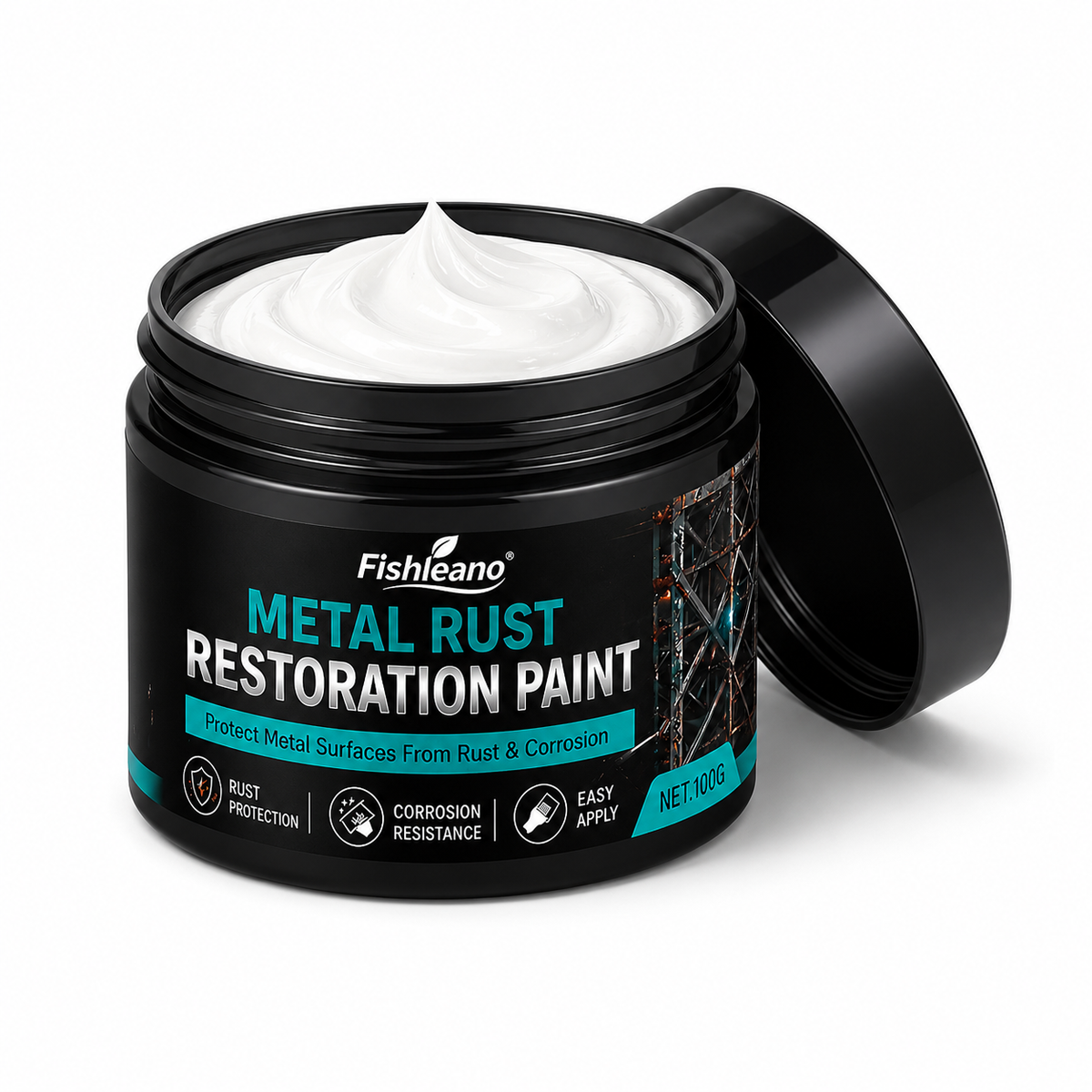 🥳 Hot Seller 🥳💞 Over 50,000 sold! 🔧🏠 50% off! Metal Rust-Proof Black & White Repair Paste—Repairs rusted car doors, railings, and tools. Forms a protective layer—no replacement needed! 🛡️✨