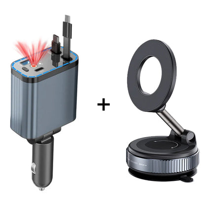 🔥2026 Hot Products🔥Ultra-Fast Car Charger With Retractable Cables & Starlight Ambience