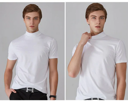 🔈🔈2026 Hot Sale - 50% OFF🎁High Neck Slim Fit T-shirt for Men