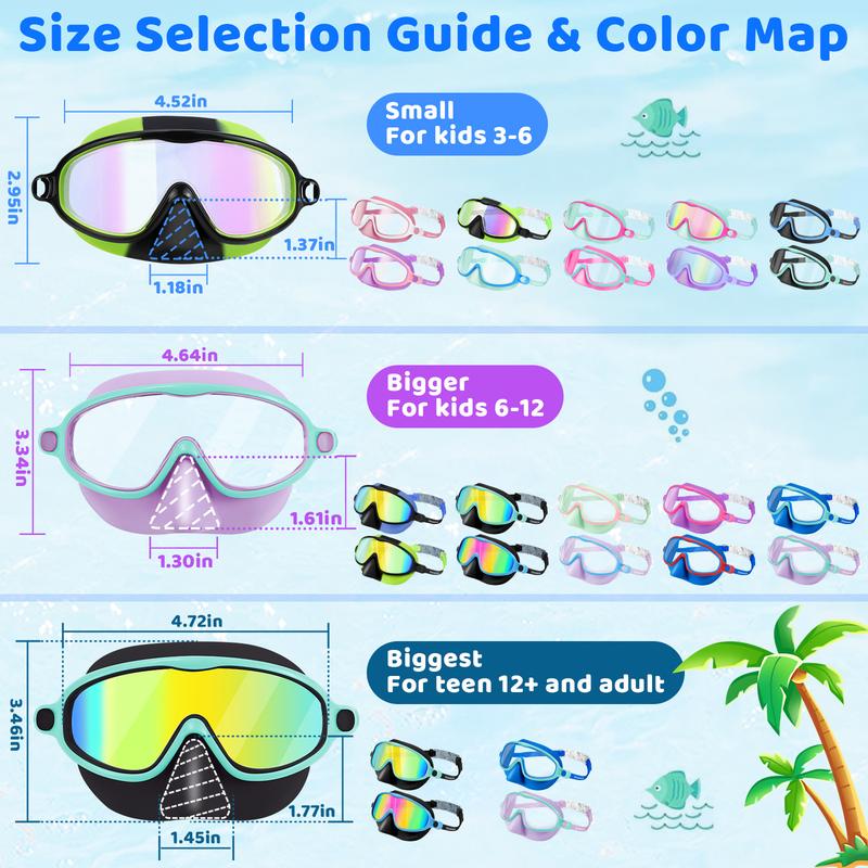 ⏳LAST DAY SALE ONLY $29.99!!🔥Vvinca Kids’ Anti-Choke Swim Goggles🥽UV Protection • Anti-Fog • Shatterproof Lenses • With Nose Cover🏊‍♀️✨Perfect for Swimming Lessons, Beach & Summer Holidays ☀️🇬🇧