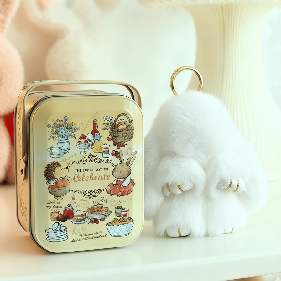 🏆LIMITED TIME SPECIAL SALE 50% OFF🐰Handmade Soft Bunny PomPom Charms