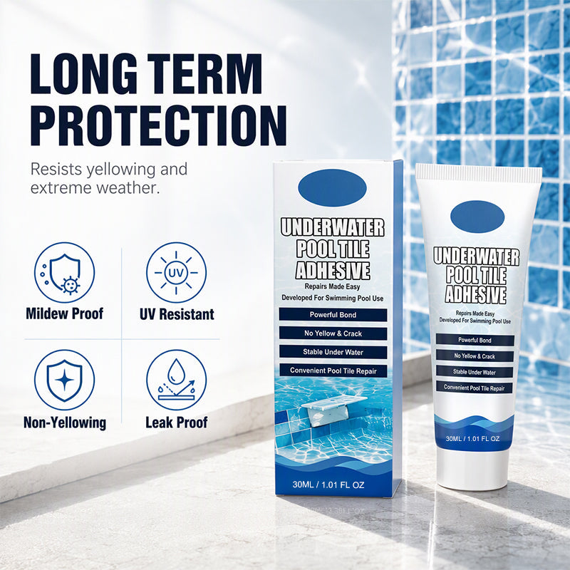 ⏳Time-Limited Special ⏰High Strength Underwater Pool Tile Adhesive