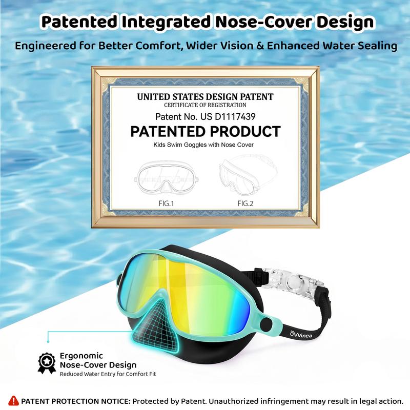 ⏳LAST DAY SALE ONLY $29.99!!🔥Vvinca Kids’ Anti-Choke Swim Goggles🥽UV Protection • Anti-Fog • Shatterproof Lenses • With Nose Cover🏊‍♀️✨Perfect for Swimming Lessons, Beach & Summer Holidays ☀️🇬🇧