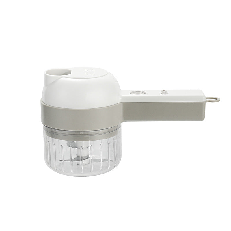 🔥Hot Sale 50% OFF🔥 4-in-1 Cordless Veggie Cutter Set – USB Rechargeable, for Garlic Ginger Chili 🧄
