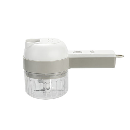 🔥Hot Sale 50% OFF🔥 4-in-1 Cordless Veggie Cutter Set – USB Rechargeable, for Garlic Ginger Chili 🧄