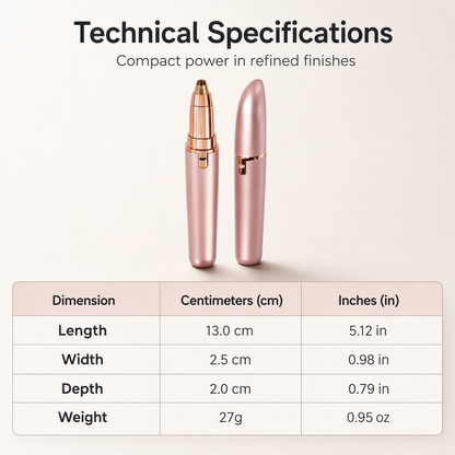 ⏳Time-Limited Special⏰Electric Eyebrow Trimmer Pen with LED Light – USB Rechargeable Precision Hair Remover