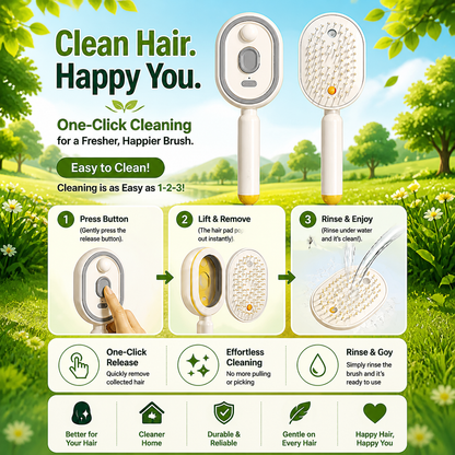 💗LAST DAY SALE 49% OFF⚡Moisture Spray Hair Massage Comb