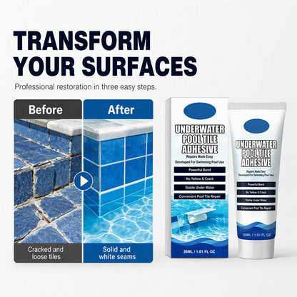 ⏳Time-Limited Special ⏰High Strength Underwater Pool Tile Adhesive