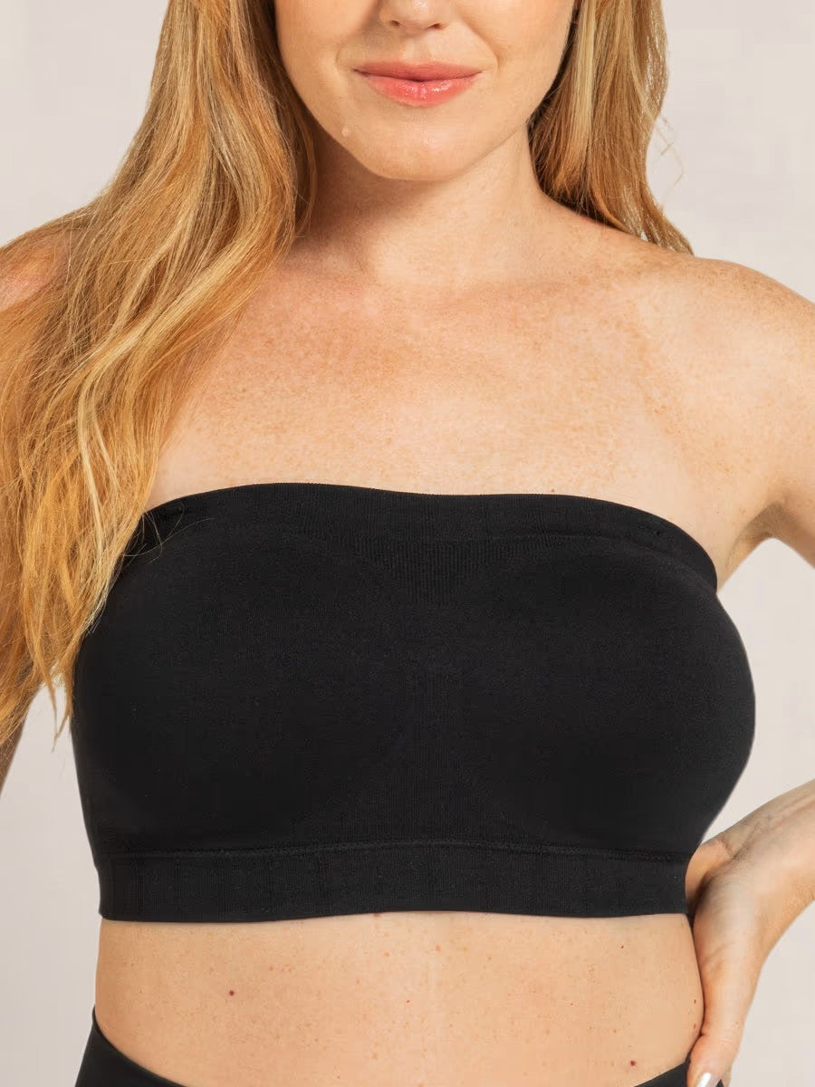 ⛱️Last Day Special Price!!🤩No-Slip Convertible Bandeau – 3-Way Wear, Wire-Free & Trusted by 50K+ Women👙🇬🇧1