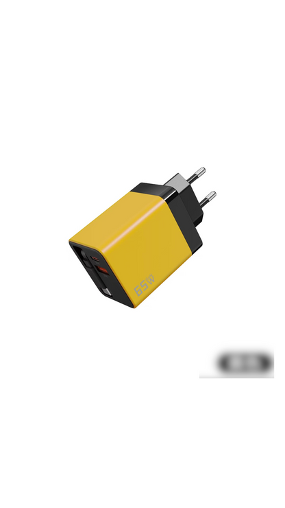 ⚡📱Multiport 65W PD Wall Charger | Built‑in Retractable Type‑C Cable