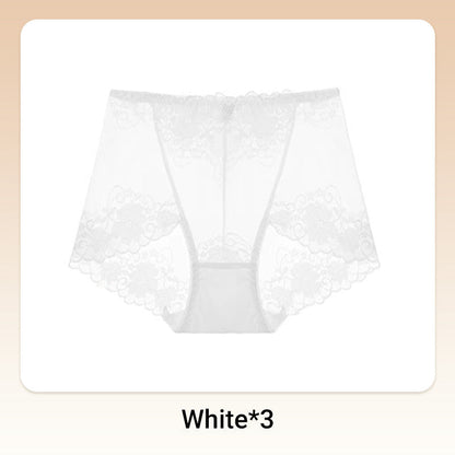 💥Hot Sale 50%OFF😍Women's Hand-Crocheted Lace High-Rise Boxer Briefs