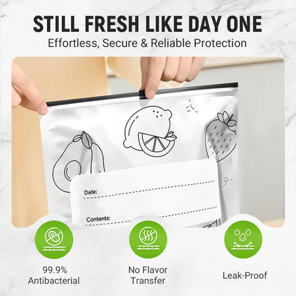 💥 BUY 3 GET 2 FREE! 🥡 Reusable Aluminum Foil Sealable Storage Bags – Eco-Friendly & Convenient ✨