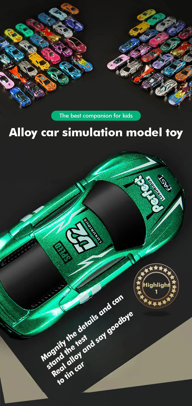 Alloy car simulation model toy
