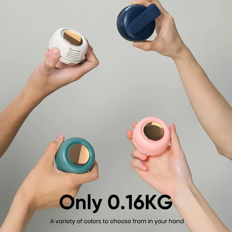 ⏳Summer Hot Sale!!💞50K+ SOLD!💨2-in-1 Wearable Fan – Instantly Cools You by Up to 10°C | 24H Quiet Hands-Free Airflow🌀🌿
