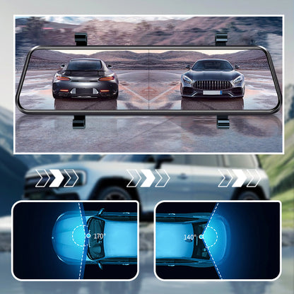 🔥2026 Hot Sale✈️Touch Screen Rear View Mirror Dash Cam Smart Mirror