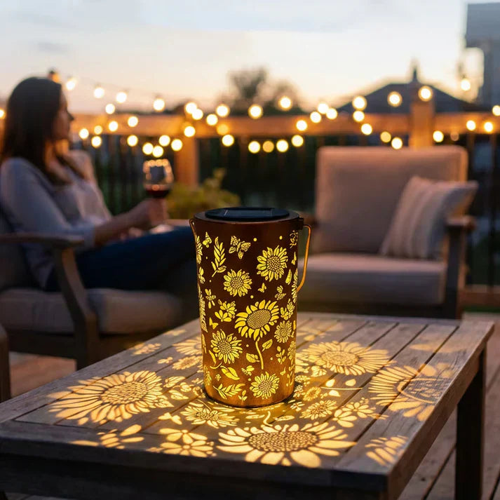 🌞Colorful Sunflower Glow Solar Garden Lantern